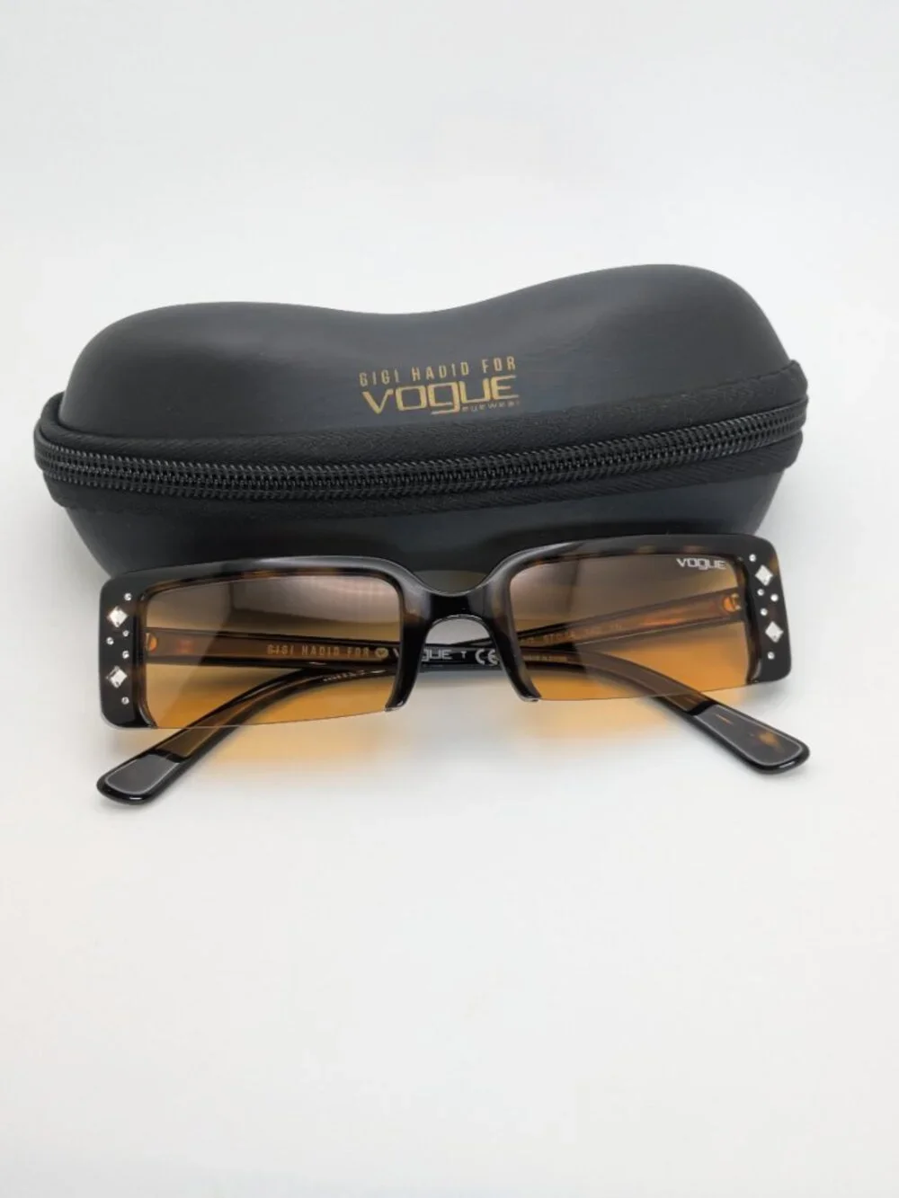 Vogue Gigi Hadid Sunglasses VO5280-SB Havana Y2K Inspired